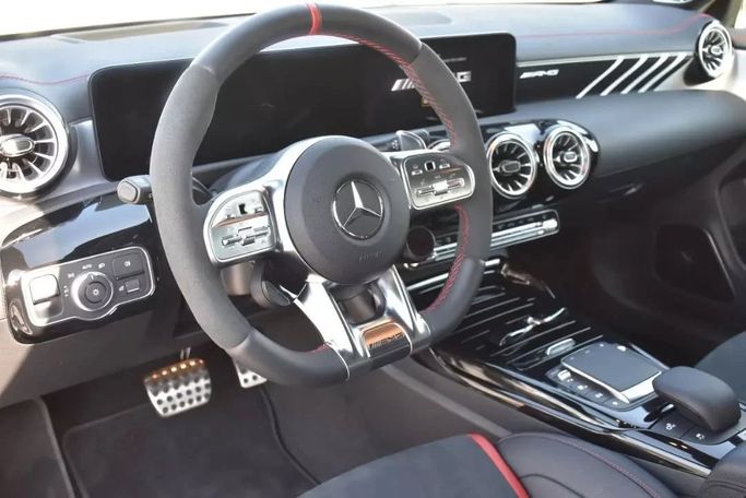 Used Mercedes-Benz CLA AMG 45 AMG II (C118, X118), 2.0 l, 2022 in Sharjah by Alfaris Used Cars, White color. Other | AUTO.AE