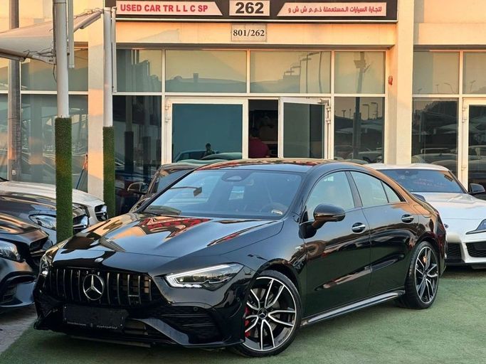 Used Mercedes-Benz CLA AMG 35 AMG II (C118, X118) Facelift, 2.0 l, 2025 in Sharjah by Noor Al Seyoh Used Cars, Black color. GCC Specs | AUTO.AE