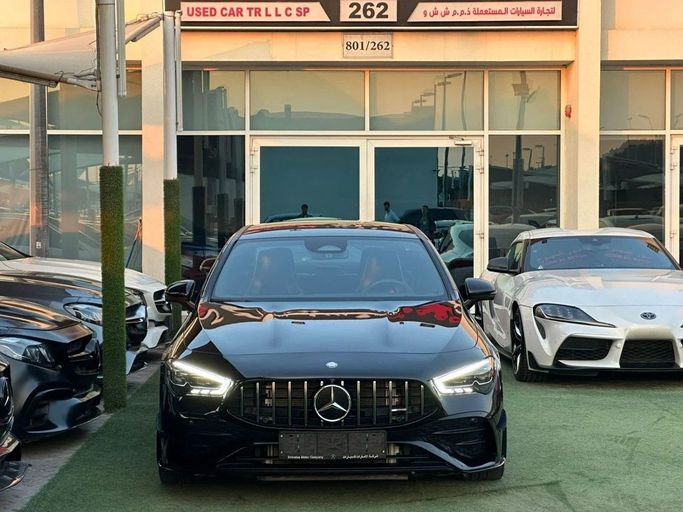 Used Mercedes-Benz CLA AMG 35 AMG II (C118, X118) Facelift, 2.0 l, 2025 in Sharjah by Noor Al Seyoh Used Cars, Black color. GCC Specs | AUTO.AE