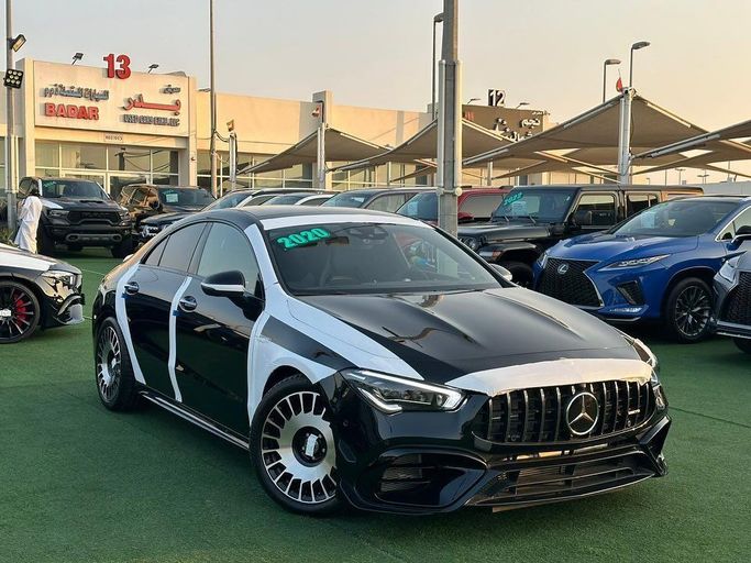 Used Mercedes-Benz CLA AMG 45 AMG S II (C118, X118), 2.0 l, 2020 in Sharjah by Badar Used Cars, Black color.  | AUTO.AE