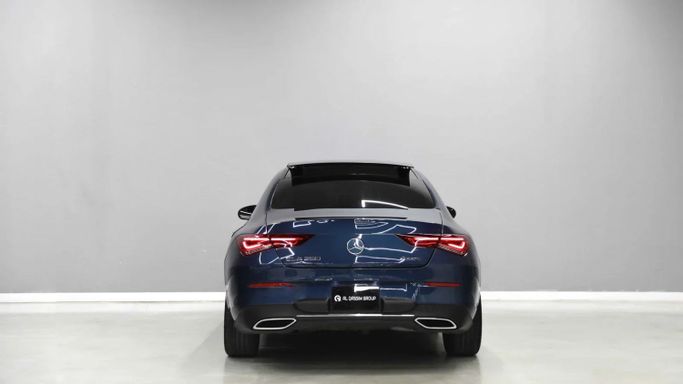 Used Mercedes-Benz CLA 250 II (C118, X118), 2.0 l, 2021 in Sharjah by Al Qassem Cars Trading, Blue color. American Specs | AUTO.AE