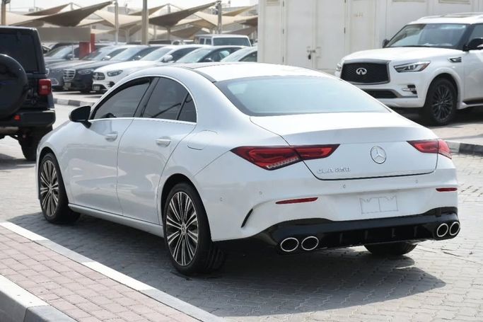 Used Mercedes-Benz CLA 250 II (C118, X118), 2.0 l, 2021 in Sharjah by Alfaris Used Cars, White color.  | AUTO.AE