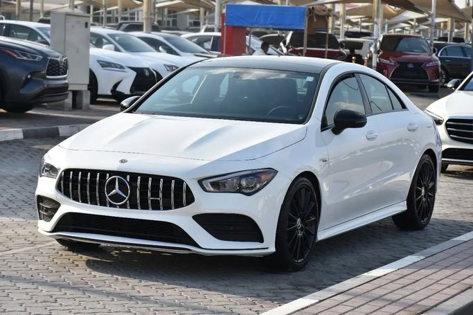 Used Mercedes-Benz CLA 250 II (C118, X118), 2.0 l, 2020 in Sharjah by Alfaris Used Cars, White color. Other | AUTO.AE