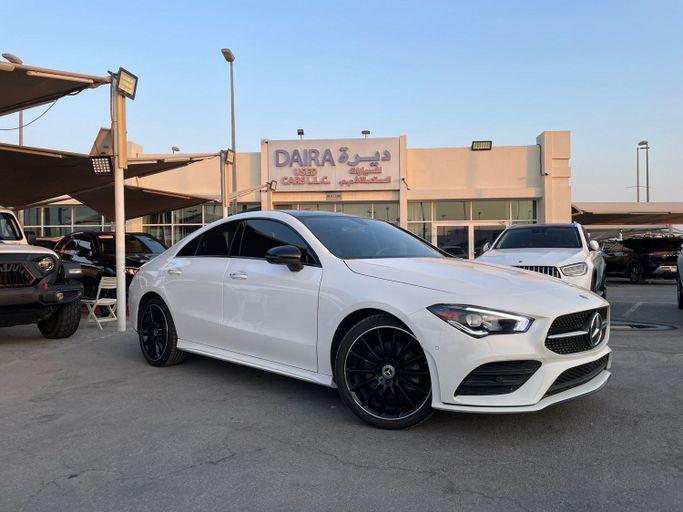 Used Mercedes-Benz CLA 250 II (C118, X118) Facelift, 2.0 l, 2023 in Sharjah by Daira Used Cars, White color. American Specs | AUTO.AE