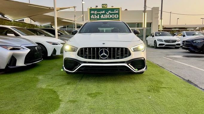 Used Mercedes-Benz CLA 250 II (C118, X118), 2.0 l, 2022 in Sharjah by Ali Abood Used Cars, White color. American Specs | AUTO.AE