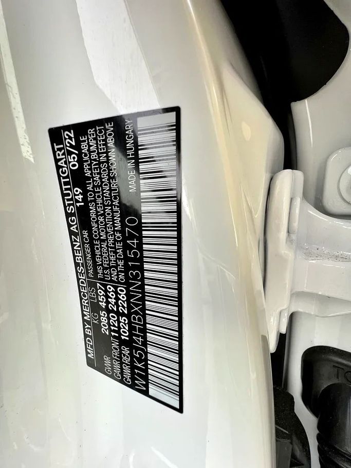 Used Mercedes-Benz CLA 250 II (C118, X118), 2.0 l, 2022 in Sharjah by Ali Abood Used Cars, White color. American Specs | AUTO.AE