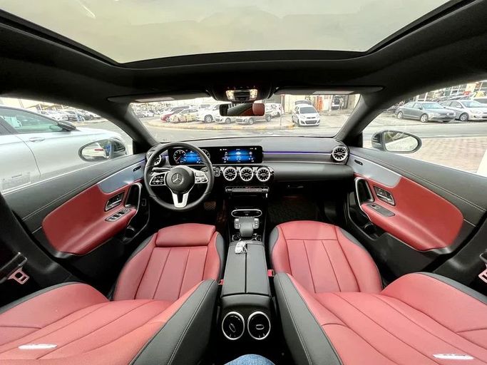 Used Mercedes-Benz CLA 250 II (C118, X118), 2.0 l, 2022 in Sharjah by Ali Abood Used Cars, White color. American Specs | AUTO.AE