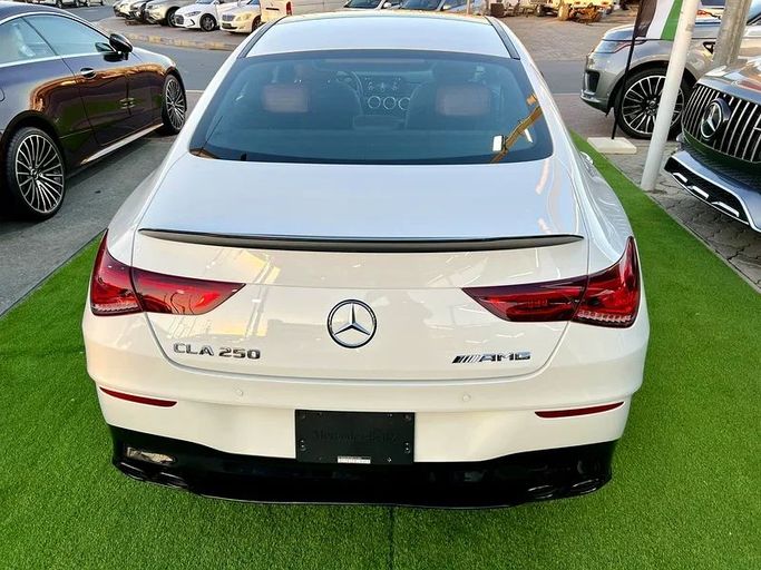 Used Mercedes-Benz CLA 250 II (C118, X118), 2.0 l, 2022 in Sharjah by Ali Abood Used Cars, White color. American Specs | AUTO.AE