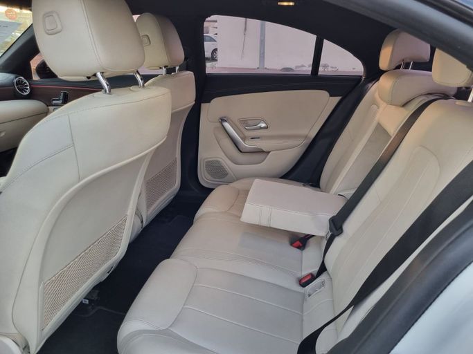 Used Mercedes-Benz CLA 250 II (C118, X118), 2.0 l, 2022 in Sharjah by Al Rukn Al Masie Used Cars, White color. American Specs | AUTO.AE