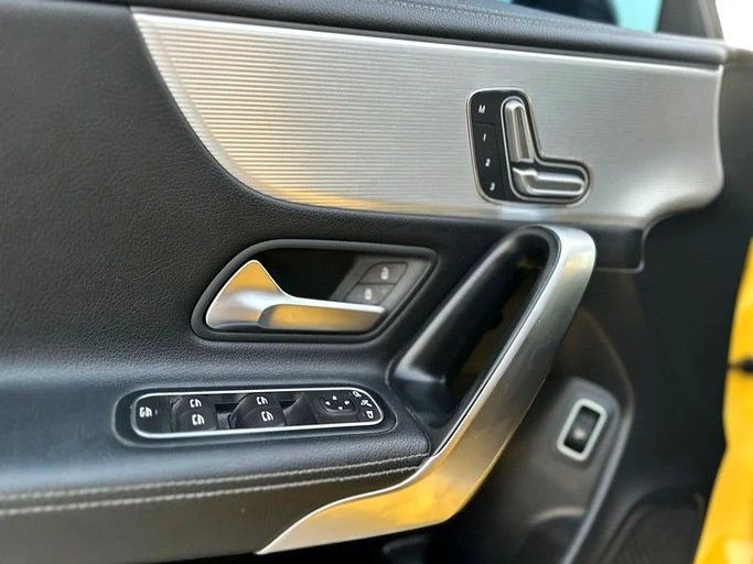 Used Mercedes-Benz CLA 250 II (C118, X118), 2.0 l, 2020 in Sharjah by Al Ahd Used Cars, Yellow color. European Specs | AUTO.AE