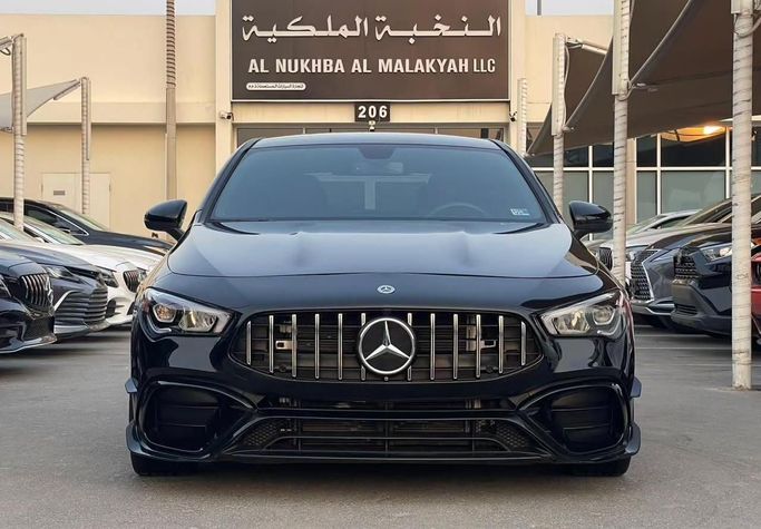 Used Mercedes-Benz CLA 250 II (C118, X118), 2.0 l, 2020 in Sharjah by Al Nukhba Al Malakyah Used Cars, Black color. American Specs | AUTO.AE
