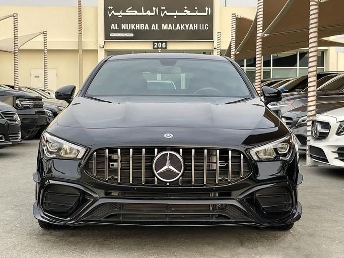 Used Mercedes-Benz CLA 250 I (C117, X117) Facelift, 2.0 l, 2018 in Sharjah by Al Nukhba Al Malakyah Used Cars, Black color. American Specs | AUTO.AE