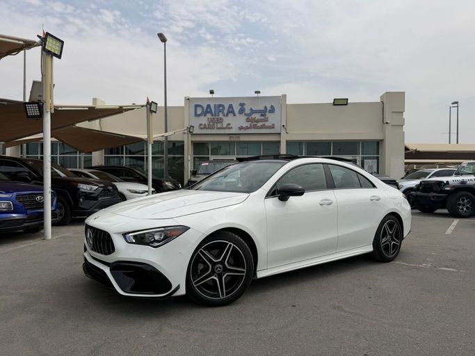 Used Mercedes-Benz CLA 250 II (C118, X118), 2.0 l, 2023 in Sharjah by Daira Used Cars, White color. American Specs | AUTO.AE