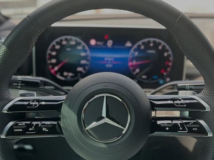 Used Mercedes-Benz CLE 200, 2.0 l, 2024 in Sharjah by Badar Used Cars, Silver color.  | AUTO.AE