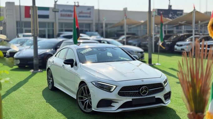 Подержанный Mercedes-Benz CLS AMG 53 AMG III (C257), 3.0 л, 2020 в Шардже от Badar Used Cars Белый цвет.  | AUTO.AE