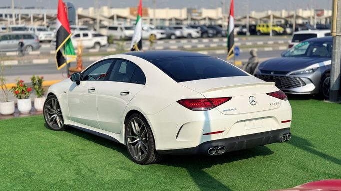 Подержанный Mercedes-Benz CLS AMG 53 AMG III (C257), 3.0 л, 2020 в Шардже от Badar Used Cars Белый цвет.  | AUTO.AE