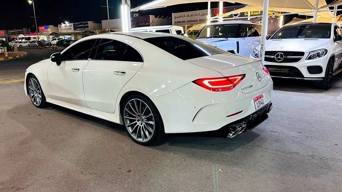 New Mercedes-Benz CLS 450 III (C257), 3.0 l, 2019 in Sharjah by Imad Younis Almani used Cars, White color. American Specs | AUTO.AE