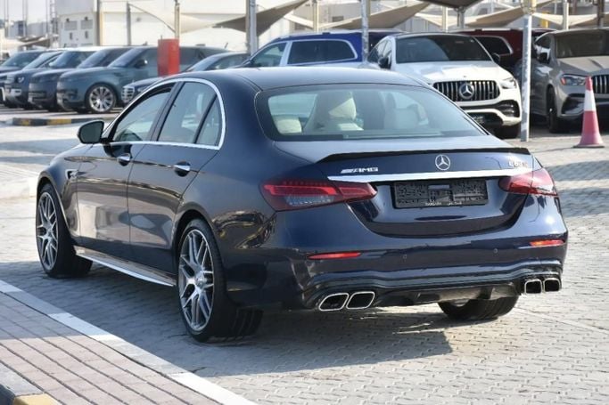 Used Mercedes-Benz E-Class AMG 63 AMG S V (W213), 4.0 l, 2018 in Sharjah by Alfaris Used Cars, Blue color. Other | AUTO.AE