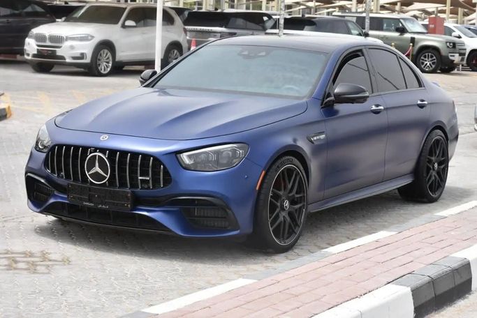 Used Mercedes-Benz E-Class AMG 63 AMG S V (W213) Facelift, 4.0 l, 2021 in Sharjah by Alfaris Used Cars, Blue color. Other | AUTO.AE