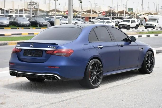 Used Mercedes-Benz E-Class AMG 63 AMG S V (W213) Facelift, 4.0 l, 2021 in Sharjah by Alfaris Used Cars, Blue color. Other | AUTO.AE
