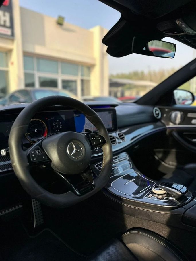 Used Mercedes-Benz E-Class AMG 63 AMG S V (W213), 4.0 l, 2018 in Sharjah by Noor Al Seyoh Used Cars, Black color. American Specs | AUTO.AE
