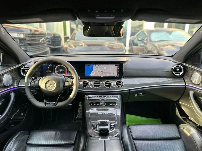 Used Mercedes-Benz E-Class AMG 63 AMG S V (W213), 4.0 l, 2018 in Sharjah by Noor Al Seyoh Used Cars, Black color. American Specs | AUTO.AE