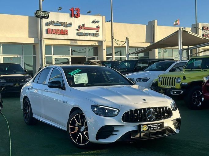 Used Mercedes-Benz E-Class AMG 53 AMG V (W213) Facelift, 3.0 l, 2021 in Sharjah by Badar Used Cars, White color.  | AUTO.AE