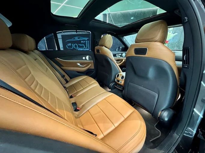 Used Mercedes-Benz E-Class 300 V (W213, S213, C238) Facelift, 2.0 l, 2022 in Sharjah by Ayoon Alhoot Motors, Black color. GCC Specs | AUTO.AE