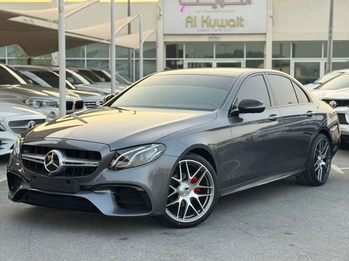 Used Mercedes-Benz E-Class 200 V (W213, S213, C238), 2.0 l, 2018 in Sharjah by Nour Alnukhba Motors, Grey color. GCC Specs | AUTO.AE