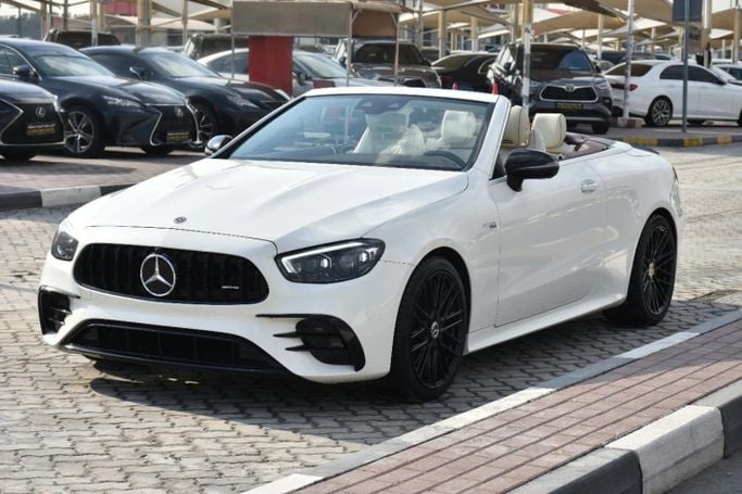 Used Mercedes-Benz E-Class 450 V (W213, S213, C238), 3.0 l, 2019 in Sharjah by Alfaris Used Cars, White color. Other | AUTO.AE