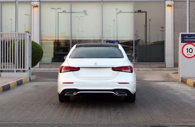 Used Mercedes-Benz E-Class 250 V (W213, S213, C238) Facelift, 2.0 l, 2023 in Sharjah by Al Rukin Al Saudi, White color. GCC Specs | AUTO.AE