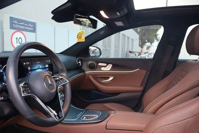 Used Mercedes-Benz E-Class 250 V (W213, S213, C238) Facelift, 2.0 l, 2023 in Sharjah by Al Rukin Al Saudi, White color. GCC Specs | AUTO.AE