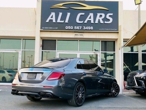Used Mercedes-Benz E-Class 300 V (W213, S213, C238), 2.0 l, 2019 in Sharjah by Ali Used Cars, Grey color. American Specs | AUTO.AE