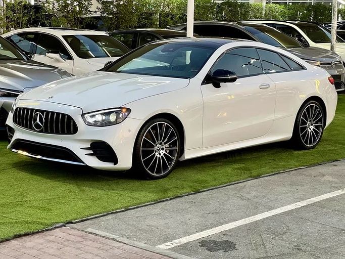 Used Mercedes-Benz E-Class 450 V (W213, S213, C238) Facelift, 3.0 l, 2023 in Sharjah by Ali Abood Used Cars, White color. American Specs | AUTO.AE