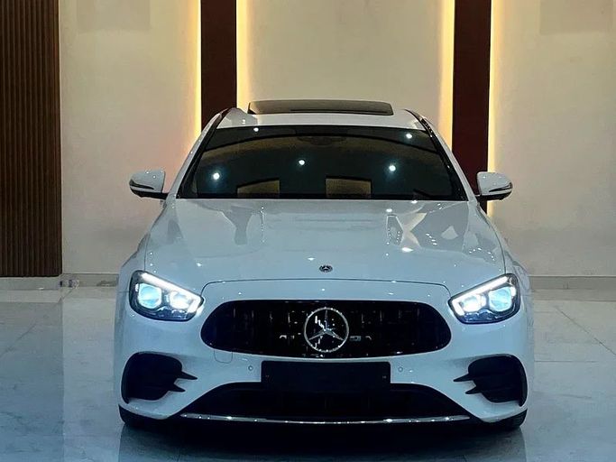 Used Mercedes-Benz E-Class 200 VI (W214, S214), 2.0 l, 2024 in Sharjah by Rebou Alfakhama, White color. Korean Specs | AUTO.AE