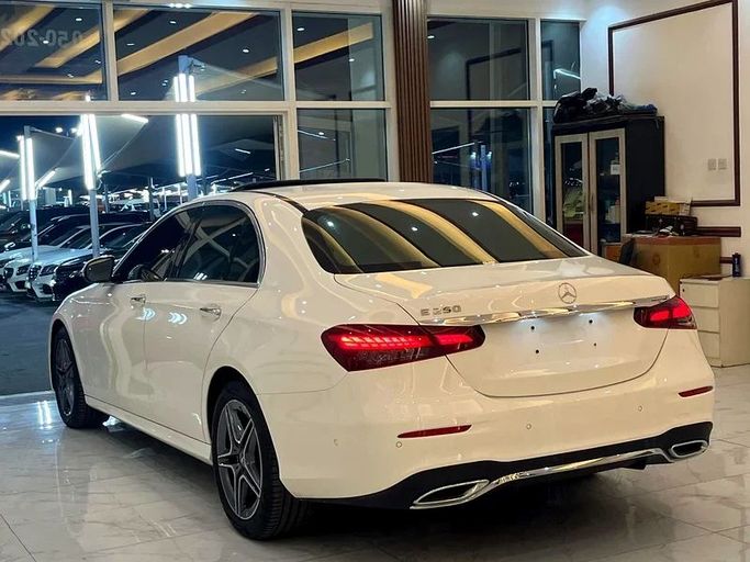 Used Mercedes-Benz E-Class 200 VI (W214, S214), 2.0 l, 2024 in Sharjah by Rebou Alfakhama, White color. Korean Specs | AUTO.AE