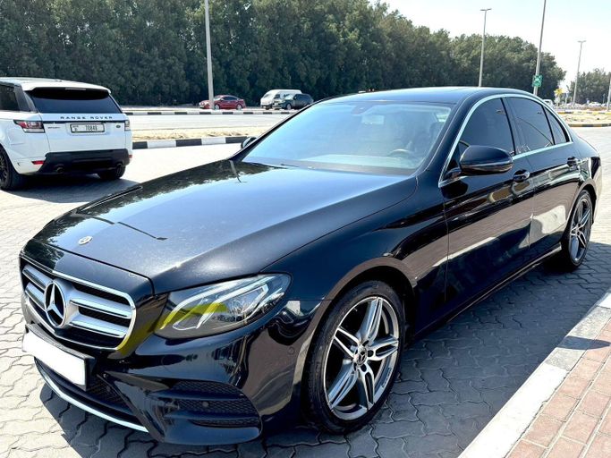 Used Mercedes-Benz E-Class 200 V (W213, S213, C238), 2.0 l, 2019 in Sharjah by DCB Cars, Black color. GCC Specs | AUTO.AE