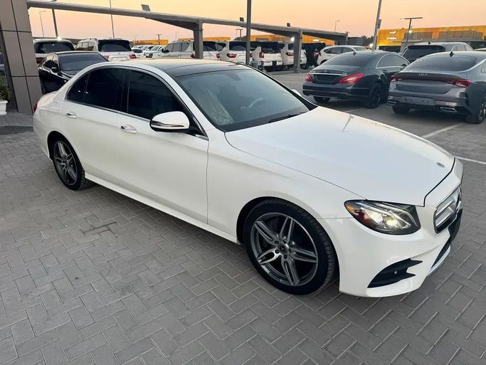 Used Mercedes-Benz E-Class 300 V (W213, S213, C238), 2.0 l, 2019 in Sharjah by Al Hedou Used Cars, White color. European Specs | AUTO.AE