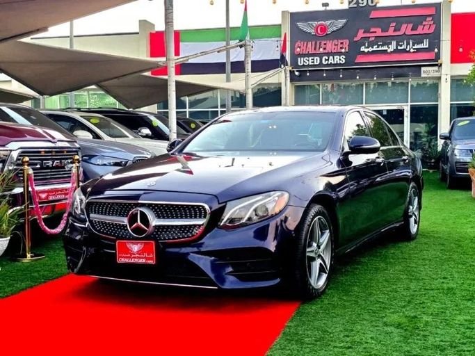 Used Mercedes-Benz E-Class 350 V (W213, S213, C238), 2.0 l, 2020 in Sharjah by Challenger Used Cars, Blue color. American Specs | AUTO.AE