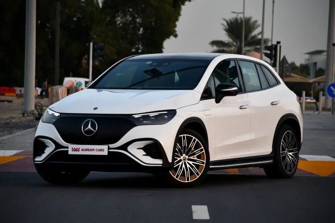 مستعملة Mercedes-Benz EQE SUV 350, 2023 في في الشارقة من AL WEAM USED CARS، اللون أبيض. مواصفات الخليج | AUTO.AE