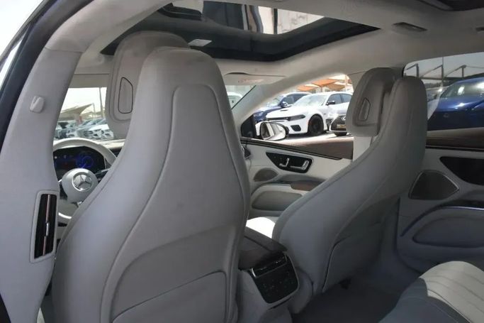 Used Mercedes-Benz EQS 450+, 2022 in Sharjah by Alfaris Used Cars, White color.  | AUTO.AE