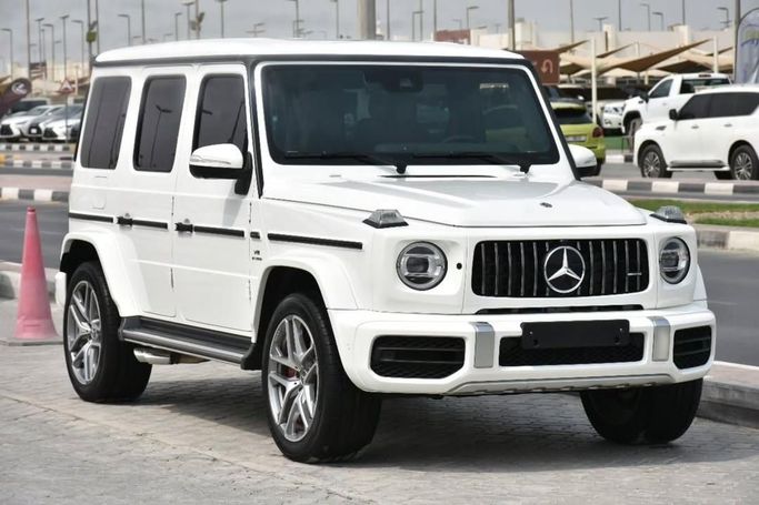 New Mercedes-Benz G-Class AMG 63 AMG II (W465) Facelift, 4.0 l, 2024 in Sharjah by Alfaris Used Cars, White color.  | AUTO.AE