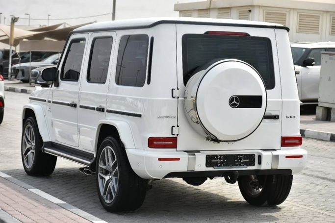 New Mercedes-Benz G-Class AMG 63 AMG II (W465) Facelift, 4.0 l, 2024 in Sharjah by Alfaris Used Cars, White color.  | AUTO.AE