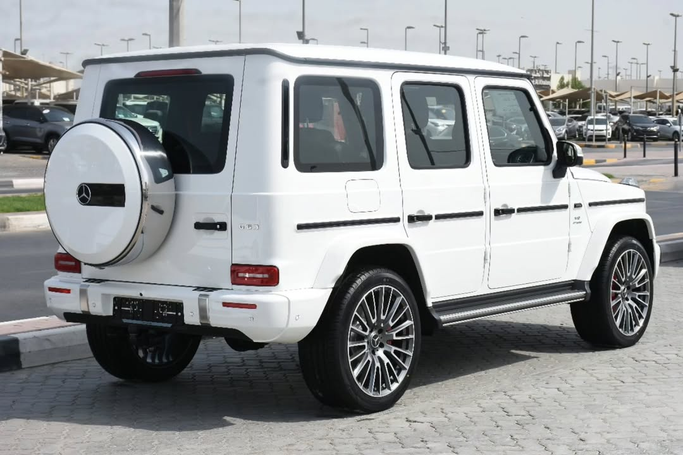 New Mercedes-Benz G-Class AMG 63 AMG II (W465) Facelift, 4.0 l, 2025 in Sharjah by Alfaris Used Cars, White color. Other | AUTO.AE