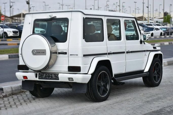 Used Mercedes-Benz G-Class AMG 63 AMG I (W463) Facelift 2, 5.5 l, 2015 in Sharjah by Alfaris Used Cars, White color. Other | AUTO.AE