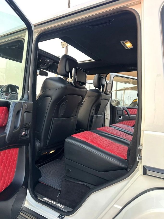 Used Mercedes-Benz G-Class AMG 63 AMG I (W463) Facelift 3, 5.5 l, 2015 in Sharjah by Titanium Used Cars, White color. GCC Specs | AUTO.AE