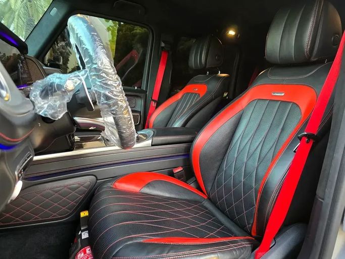 Used Mercedes-Benz G-Class AMG 63 AMG II (W463), 4.0 l, 2019 in Sharjah by Al Luluah Al Baithaa, Grey color.  | AUTO.AE