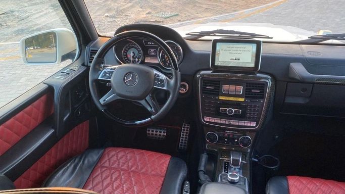 Used Mercedes-Benz G-Class AMG 63 AMG I (W463) Facelift 2, 5.5 l, 2014 in Sharjah by Halla Cars, White color. GCC Specs | AUTO.AE