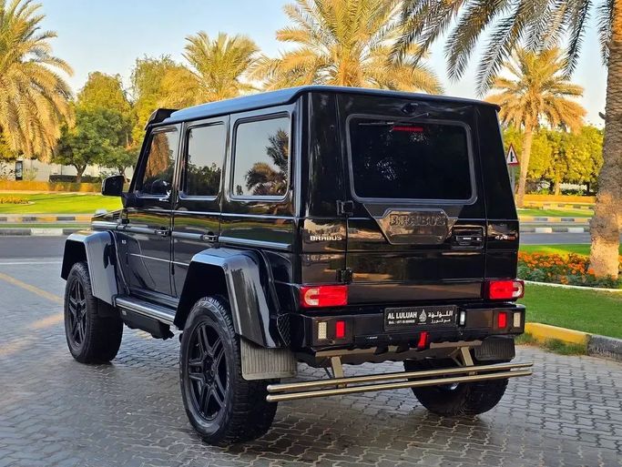 Used Mercedes-Benz G-Class 500 II (W463) Facelift 4, 4.0 l, 2016 in Sharjah by Al Luluah Al Baithaa, Black color. European Specs | AUTO.AE