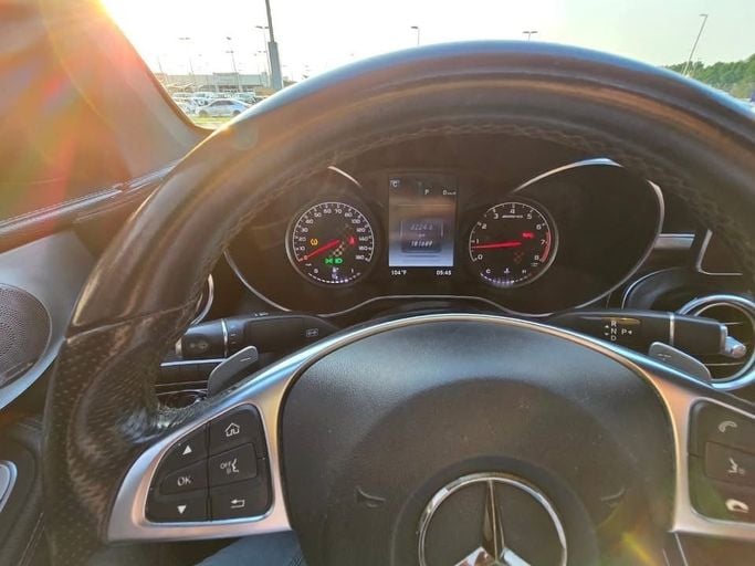 Used Mercedes-Benz GLC AMG 43 AMG I (X253) Facelift, 3.0 l, 2020 in Sharjah, Black color. American Specs | AUTO.AE